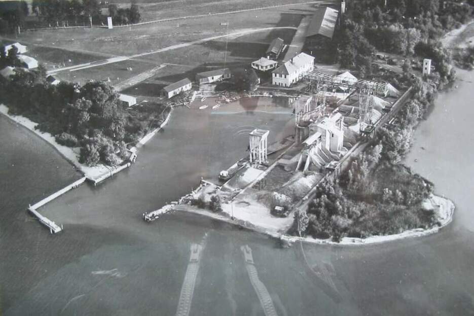 Sagradranse site d'Amphion il y a 100 ans