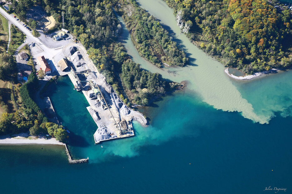 Vue a�rienne Dranse